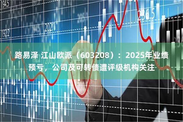 路易泽 江山欧派（603208）：2025年业绩预亏，公司及可转债遭评级机构关注